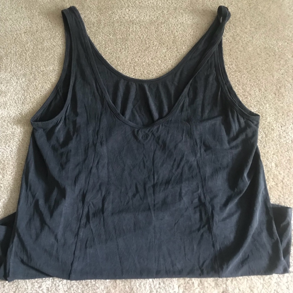 Luluemon LAB Serve Tank- SUEDE